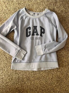 GAP Pastel Lavender Pullover with Front Logo